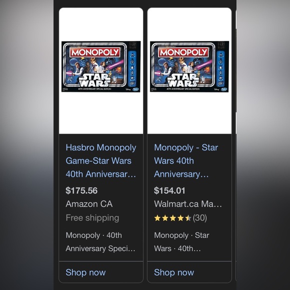 Star Wars Monopoly 40th Anniversary Special Edition - Picture 4 of 4